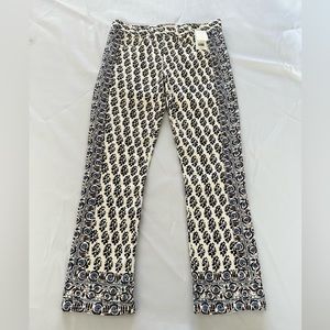 New Tory Birch Reya Cropped Straight Leg Jean - Size 27
